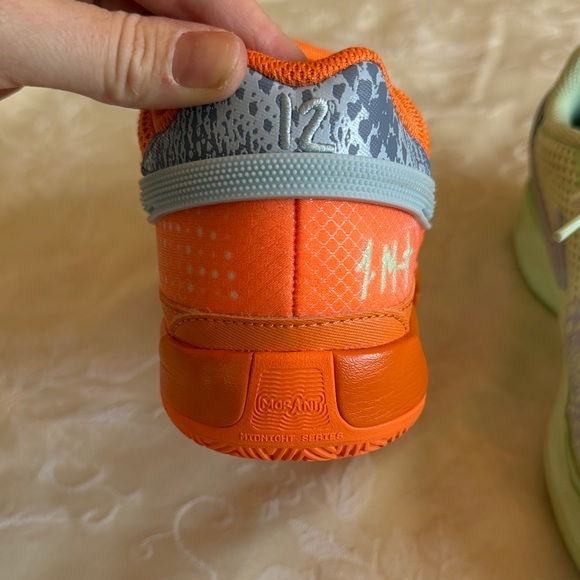 Nike Kids Colorblock Sneakers - Orange & Mint - Picture 4 of 12